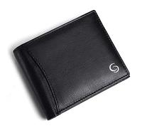 GETOREE Florence - portafolios de piel con protección RFID para hombre, color negro, Negro -, Contemporáneo, Negro -, Contemporáneo