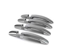 GETPZPZHMQ Cubiertmanija Puerta Exterior Coche Cubierta De Manija De Puerta Cromada para Ford Transit Mk8 2013-2022, 4 Puertas, Acero Inoxidable Manilla Puerta Exterior