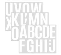 GETRICH 15 Hojas Letras Adhesivas Grandes 4 Pulgadas Pegatinas de Letras del Alfabeto Grandes Pegatinas Letras Decoraciones para Manualidades, Álbumes, Buzones, Carteles, Recortes, Puerta, Automóviles