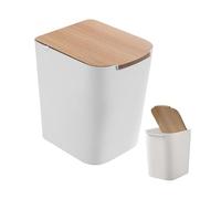 Gettacarte - Cesta con tapa basculante para dormitorio y estudio | Contenedor de basura con tapa para el hogar, cesta para organización de Refusse