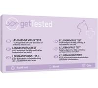 getTested FIV & FeLV Cat Test Kit - Prueba rápida en casa para inmunod elina y virus de la leucemia felina - Resultados en 10 minutos