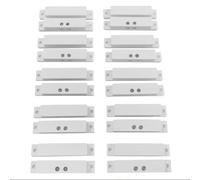 Gettimore 10 juegos de sensores de puerta y ventana con cable normalmente | Paquete de 10 sensores de alarma con cable para puerta, interruptor magnético normalmente cerrado, para ventanas y puertas