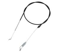 Gettimore 105-1845 Cable de tracción para cortacésped autopropulsado de accionamiento frontal reciclador, longitud de cable de 68 pulgadas, longitud de conducto de 54-1/2 pulgadas, extremo curvado en