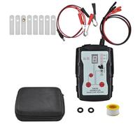 Gettimore 12 V para limpiador de inyectores de combustible con pantalla LCD, 8 modos de pulso para sistemas EFI GDI, se adapta a la serie N, 8 varillas de limpieza y adaptadores