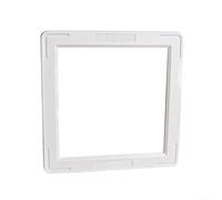 Gettimore 120 soportes negativos de película formato 6 x 6, 10 pares de marcos deslizantes de ABS robustos de 7 x 7 cm, almacenamiento seguro de 60 x 60 mm, juego blanco y negro (blanco)