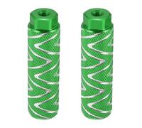 Gettimore 2 pedales traseros alargados para bicicleta de bazuca, barra de pie de aleación de aluminio de montaña, pedal de soporte para piezas de bicicleta