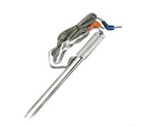 Gettimore 2 sondas de temperatura de carne para ThermoPro TP25 TP27 TP28 TP20 TP17, piezas de repuesto de termómetro de parrilla de alto calor (con clip)