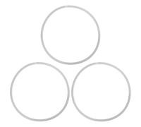 Gettimore 3 bandas de lijado N430442 para CMEW231 DCW210B DCW210P1 DWE6420 DWE6421, compatible con modelos de lijadora Dewalt, material de goma, color blanco