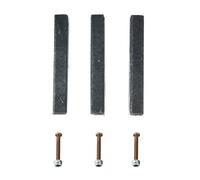 Gettimore 3 piedras de repuesto de 75 mm para herramienta de afilado de cilindro de motor compatible con CT2757, juego de reparación automotriz de 3 pulgadas