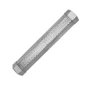 Gettimore 30,5 cm para parrillas de barbacoa de tubo de acero inoxidable, caja hexagonal de pellets de madera para ahumar frío y caliente sobre queso de carne