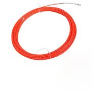 Gettimore 30 m 4,5 mm, ayuda a la retracción del cable con 2 muelles guía, alambre de tracción de poliéster para cableado de conductos, color naranja