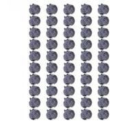 Gettimore 50 piezas realistas de espuma de arándanos artificiales para decoración de frutas para el hogar, cocina, casa de muñecas, jardín en miniatura, exhibición de pasteles, 2 cm cada una