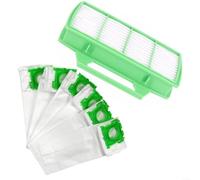 Gettimore 6 bolsas de polvo más 1 filtro compatible con Bork V7D1 para aspiradora, resistente para piezas de repuesto de pelo de mascotas y desechos