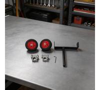 Gettimore Accesorio de rueda de cuerda de 26 mm y 28 mm, para ruedas guía de plástico resistente, reduce la fatiga del brazo, cuidado suave del césped