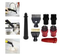 Gettimore Accesorios de limpieza a vapor para Karcher SC1 SC2 SC3 SC4 SC5, juego de 8 piezas con cepillos redondos y planos para grasa y esquinas