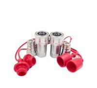 Gettimore Acoplador hidráulico de conexión rápida 1/2 1/4 NPT ISO7241-A acero al carbono 3600 PSI clasificado para explotación agrícola y construcción