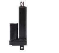 Gettimore Actuador lineal CC 12V 3000N empuje 100mm carrera IP54 motor eléctrico para uso industrial, bricolaje, CNC, silla de ruedas, color negro