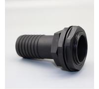 Gettimore Adaptador de tanque de agua de 3/4 pulgadas BSP rosca macho con sello de goma para riego por goteo y recogida de agua de lluvia, DN25, material PP