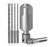 Gettimore Adaptador para llaves de impacto a martillos eléctricos, unidad cuadrada de 1/2 pulgada, convertidor de eje hexagonal a redondo, conector de herramienta multifunción para uso automotriz