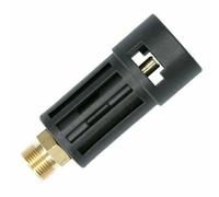 Gettimore Adaptador para rosca externa de bayoneta K a M22, compatible con limpiadores de alta presión Kränzle, construcción de plástico y latón, 4.3 x 1.65 pulgadas, color negro