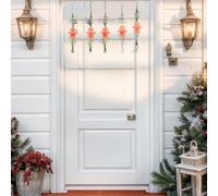 Gettimore Adorables adornos acrílicos de hombre de jengibre con diseño de Feliz Navidad, 7.87 x 1.8 pulgadas, marrón, 14 piezas para árbol de Navidad, mantel y decoración del hogar