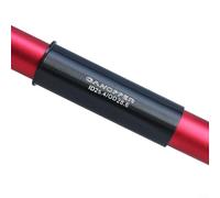 Gettimore Aleación de aluminio para bicicleta para tija de sillín reductora de 100 mm, marco adaptador de conversión de tija de sillín mecanizado y tamaño de tubo a juego (25.4 a 28.6)