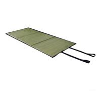 Gettimore Alfombrilla plegable para pesca de carpas con escala integrada, acolchado protector para pesca de riberas, 100 x 45 cm (verde militar)