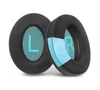 Gettimore Almohadillas de gel de hielo de panal de abeja Bose QC25QC35QC45, ajuste cómodo, aislamiento de ruido mejorado, color negro