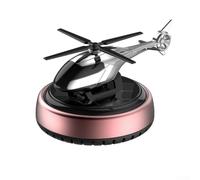 Gettimore Ambientador solar para coche con difusor giratorio de aromaterapia, modo de doble frecuencia y funcionamiento silencioso para interior de automóvil, color plateado