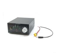 Gettimore Amplificador de potencia de onda corta portátil 12-15V 100W con filtro de paso bajo de 4 niveles 2MHz-30MHz para ICOM y XIEGU