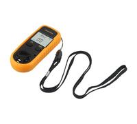 Gettimore Anemómetro digital de mano para exteriores, medidor de velocidad del viento para pruebas de 0-30 m/s, pantalla LCD, impermeable, a prueba de polvo, resistente a los impactos, negro/amarillo