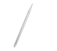 Gettimore Antena de onda corta de aleación de aluminio de 10 x 240 mm con rosca M10, para anclaje de tierra GP, no galvanizada para una conexión a tierra eficaz, color plateado C, 1 paquete