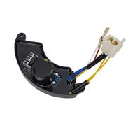 Gettimore AVR - Regulador de voltaje trifásico automático de 380 V para generador de 5 kW y 8 kW, carcasa de plástico negro de 8 cables con condensador de 450 V y 680 uF