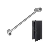 Gettimore Bisagra integral de acero estructural para puerta, herramienta de ajuste, bisagras de bandera en puertas contra incendios y seguridad, 14 mm-18 mm y 23 mm-25 mm