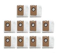Gettimore Bolsa de polvo para Conga para GENESIS Tela no tejida de gran capacidad Autovaciado Aspiradora Bolsa Filtración de partículas Captura de polvo (10pcs)