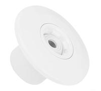 Gettimore Boquilla de masaje para piscina giratoria de 360 grados, accesorio de retorno de pared ajustable para aguas termales y spa, plástico blanco 4.7 x 2.6 pulgadas
