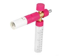 Gettimore Botella de spray de espuma de alta presión con presión de conexión rápida de 1/4 para lavadora, pulverizador de espuma transparente para detalles de automóviles y limpieza al aire libre