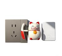 Gettimore Botón de interruptor de luz remoto perezoso, control inalámbrico de hasta 20 metros a través de las paredes, configuración simple sin cableado, dormitorio, sala de estar o dormitorio
