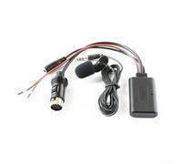 Gettimore Cable de audio de cobre sin oxígeno, música inalámbrica y adaptador de llamadas manos libres para Kenwood RC-553 CA-C2AX KCA-iP500
