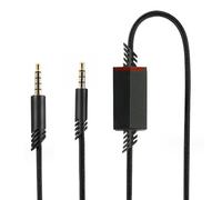 Gettimore Cable de audio de repuesto para auriculares Logitech Astro A10 A40 A40TR, cable TPE de 2 m con conector chapado en oro de 35 mm