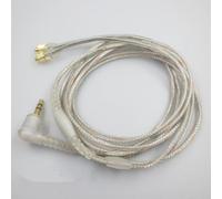 Gettimore Cable de audio transparente para auriculares Shure SE535, SE215, UE900, W40 y SE425, color blanco