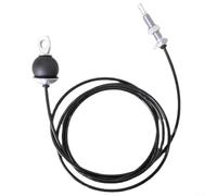 Gettimore Cable de polea de fitness de 5 mm con revestimiento de plástico, cuerda de alambre de acero para gimnasio en casa, baja fricción para máquinas de repuesto y cables (2-6 m) (7 metros)