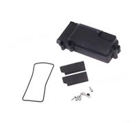 Gettimore Caja receptora de plástico impermeable 1/10 RC Crawler, para Axial SCX10 90046 D90 para TRX-4, negro 85x40x28mm
