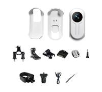 Gettimore Cámara compacta de acción de pulgar de 1080P, gran angular de 120° y grabación en bucle, mini cámara portátil con soporte de 512 GB para aventuras