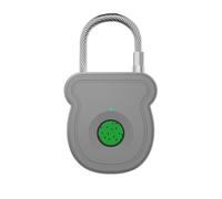 Gettimore Candado inteligente de huellas dactilares para puerta, equipaje, gabinete de oficina, almacenamiento portátil, carga USB-C sin llave, con capacidad de 20 huellas dactilares, reconocimiento