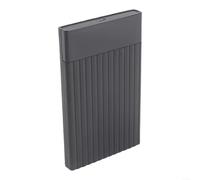 Gettimore Carcasa de disco duro SATA SSD de 2.5 pulgadas USB 3.2 con pantalla HD, transferencia de datos de 5 Gbps, compatible con Windows para Mac OS para, negro (A-C + adaptador)