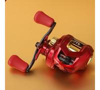 Gettimore Carrete de pesca de metal con tecnología antienredos para fundición a larga distancia, ideal para lucio, cabeza de serpiente, zurdo y diestro (mano izquierda)