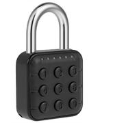 Gettimore Cerradura de puerta de huellas dactilares con mango electrónico, contraseña digital, llave y control de aplicación Tuya, seguridad para el hogar