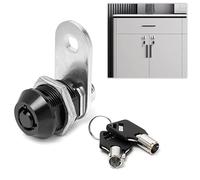 Gettimore Cerradura tubular de 17 mm con 2 llaves, giro de 90 grados, buzón de escritorio y caja de herramientas