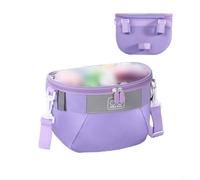 Gettimore Cesta de bicicleta impermeable para manubrio frontal con correa de hombro desmontable para niños, triciclo, scooter de bicicleta de equilibrio, amplio almacenamiento para juguetes